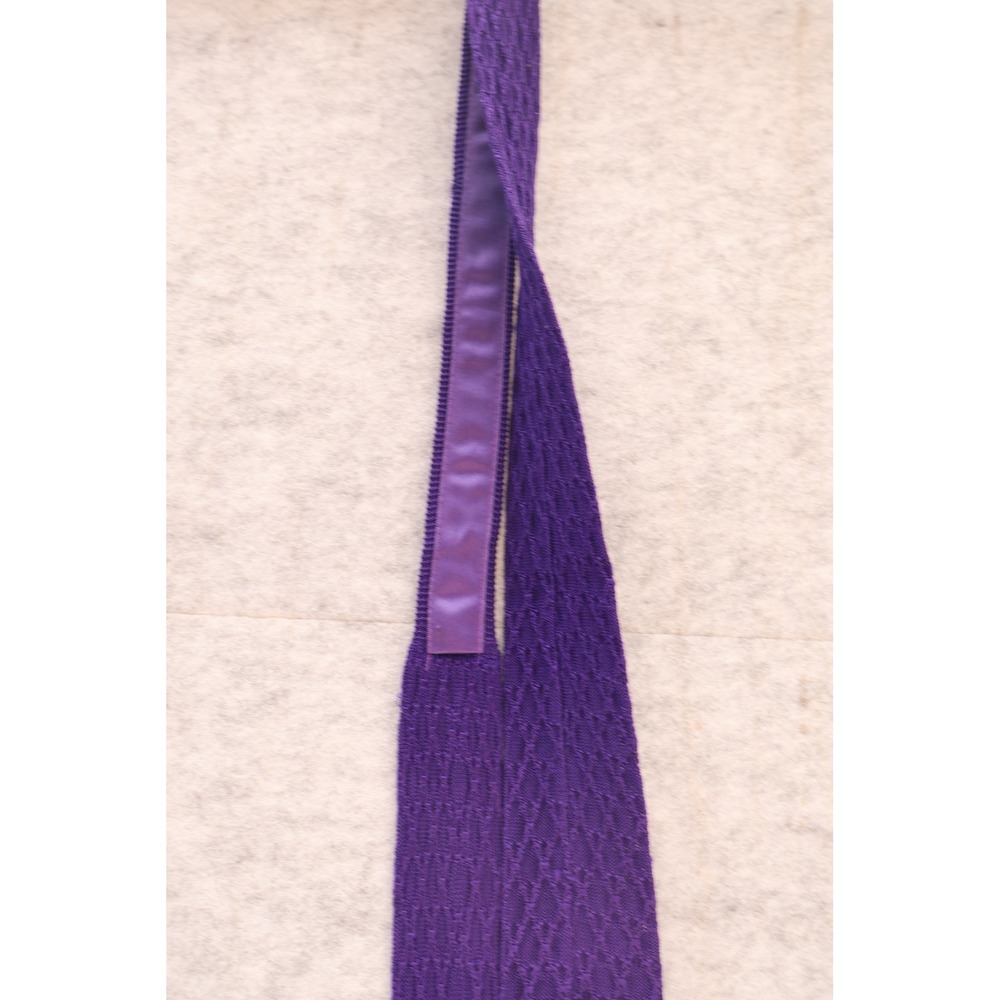 Tom Ford Purple Polka Dot Silk Knit Tie Made in Italy Diamond Weave Mens